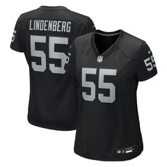 Cody Lindenberg Las Vegas Raiders Women's Team Game Jersey - Black | Nike outlet