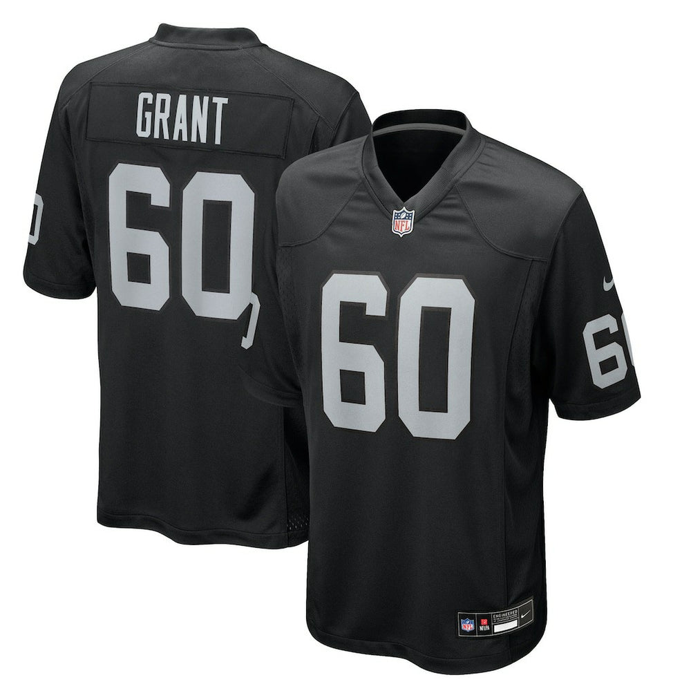Charles Grant Las Vegas Raiders Team Game Jersey - Black | Nike for sale