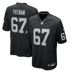 Will Putnam Las Vegas Raiders Team Game Jersey - Black | Nike discount