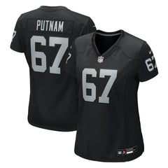 Will Putnam Las Vegas Raiders Women's Team Game Jersey - Black | Nike online