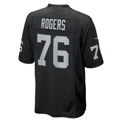 Caleb Rogers Las Vegas Raiders Team Game Jersey - Black | Nike discount