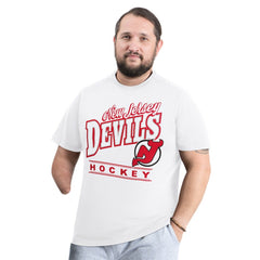 New Jersey Devils G-III Sports by Carl Banks Adaptive Headliner T-Shirt White