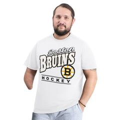 Boston Bruins G-III Sports by Carl Banks Adaptive Headliner T-Shirt White