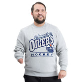 Edmonton Oilers G-III Sports by Carl Banks Adaptive Headliner Fleece Sweatshirt Gray