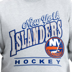 New York Islanders G-III Sports by Carl Banks Adaptive Headliner Fleece Sweatshirt Gray