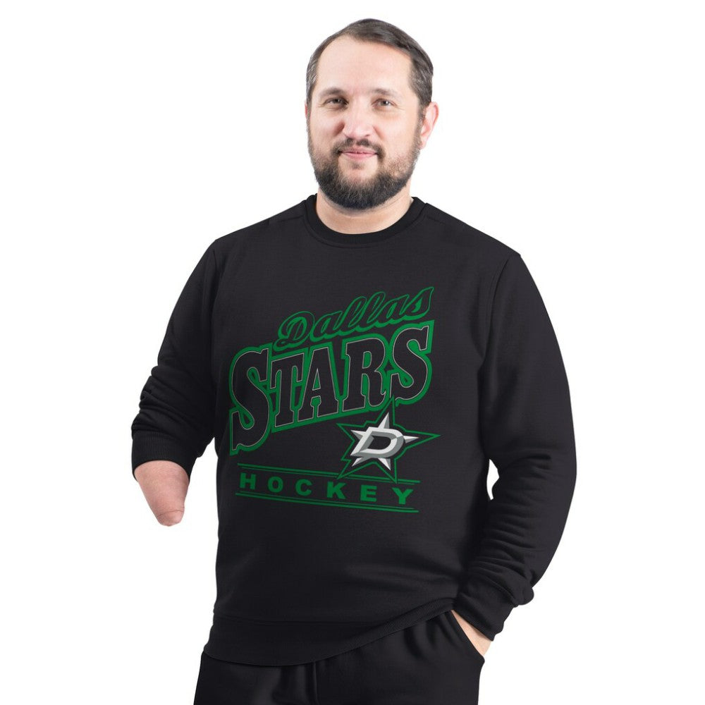 Dallas Stars G-III Sports by Carl Banks Adaptive Headliner Fleece Sweatshirt Black