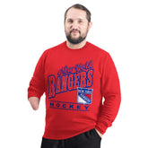 New York Rangers G-III Sports by Carl Banks Adaptive Headliner Fleece Sweatshirt Red