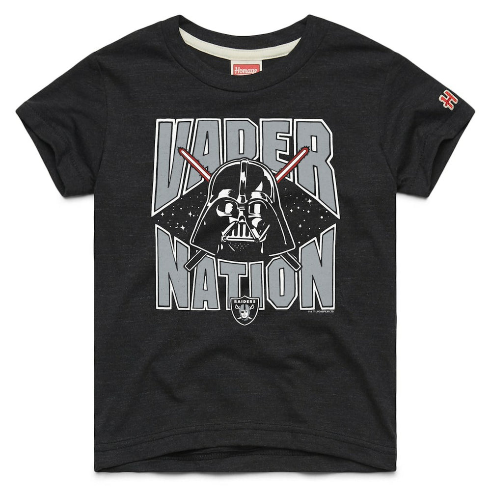 Las Vegas Raiders Homage Youth Star Wars x NFL Tri-Blend T-Shirt - Black cheap