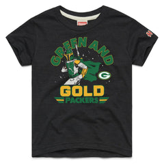 Green Bay Packers Homage Youth Star Wars x NFL Tri-Blend T-Shirt - Black online