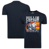 Houston Astros x Willie Nelson Sportiqe Unisex Comfy Tri-Blend T-Shirt - Navy