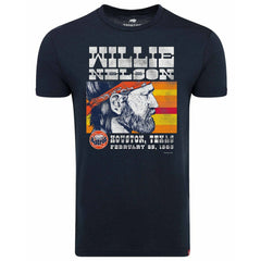 Houston Astros x Willie Nelson Sportiqe Unisex Comfy Tri-Blend T-Shirt - Navy