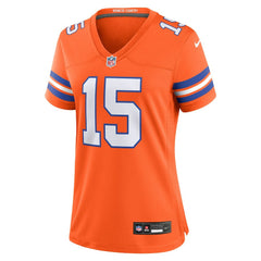 Nik Bonitto Denver Broncos Women's Alternate 2 Mile High Collection 1977 Throwback Game Jersey - Orange | Nike outlet