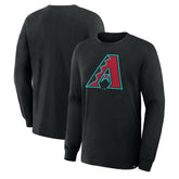 Arizona Diamondbacks Essential Long Sleeve T-Shirt - Black