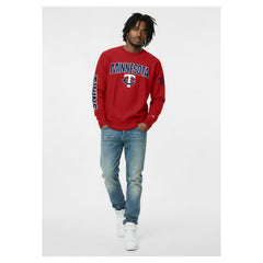 Minnesota Twins Champion Reverse Weave Chenille Sweatshirt - Red