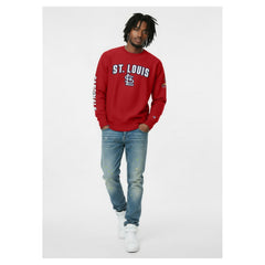St. Louis Cardinals Champion Reverse Weave Chenille Sweatshirt - Red