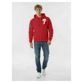 Philadelphia Phillies Champion Reverse Weave Chenille Hoodie - Red