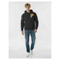 Pittsburgh Pirates Champion Reverse Weave Chenille Hoodie - Black