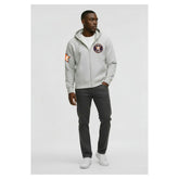 Houston Astros Champion Reverse Weave Chenille Full-Zip Hoodie - Gray