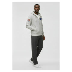 Detroit Tigers Champion Reverse Weave Chenille Full-Zip Hoodie - Gray