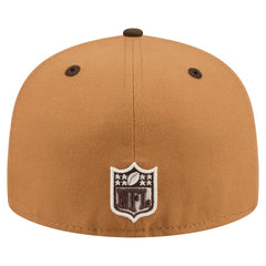 Jacksonville Jaguars New Era Two-Tone Walnut 59FIFTY Fitted Hat - Light Brown/Dark Brown on sale