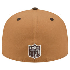 Los Angeles Chargers New Era Two-Tone Walnut 59FIFTY Fitted Hat - Light Brown/Dark Brown outlet