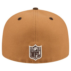 Minnesota Vikings New Era Two-Tone Walnut 59FIFTY Fitted Hat - Light Brown/Dark Brown discount