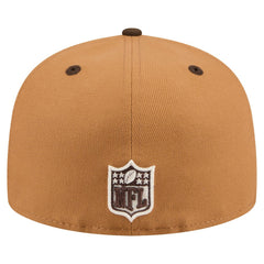 New Orleans Saints New Era Two-Tone Walnut 59FIFTY Fitted Hat - Light Brown/Dark Brown online