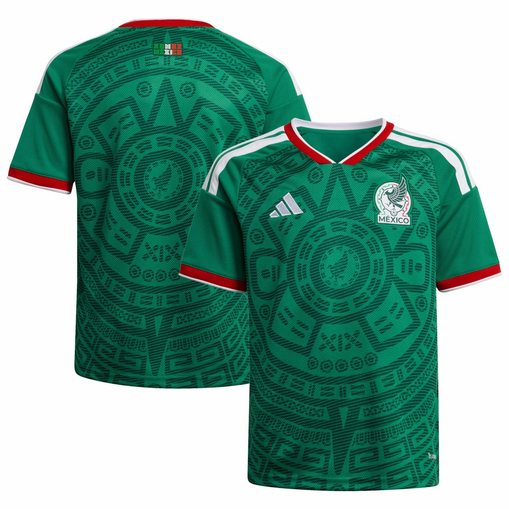 Mexico National Team Youth FIFA x World Cup 2026 Home Replica Jersey - Green | Adidas discount