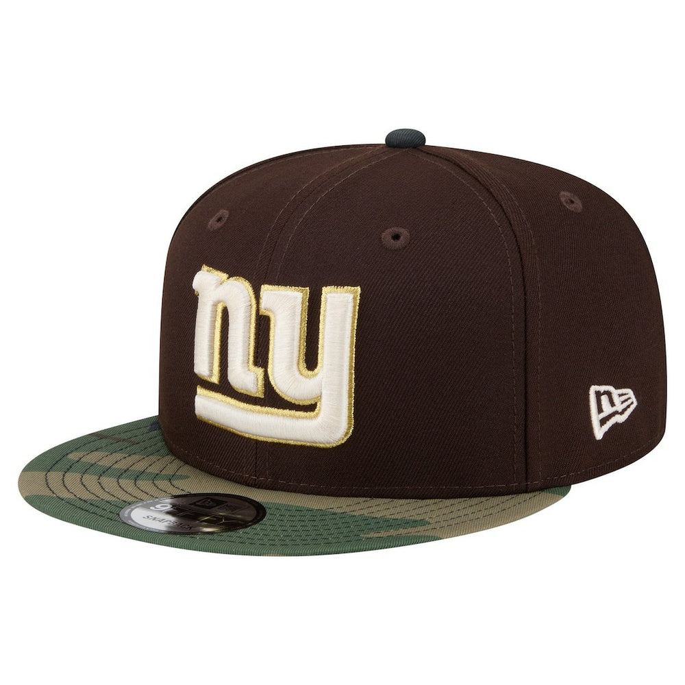 New York Giants Adult Burnt Wood Camo 9FIFTY Snapback Hat - Dark Brown cheap