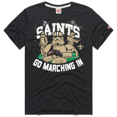 New Orleans Saints Homage Unisex Star Wars x NFL Tri-Blend T-Shirt - Charcoal outlet