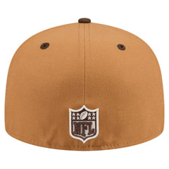 Atlanta Falcons New Era Two-Tone Walnut 59FIFTY Fitted Hat - Light Brown/Dark Brown discount