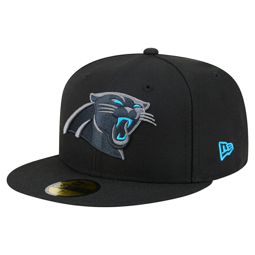 Carolina Panthers New Era Color Pop 59FIFTY Fitted Hat - Black for sale