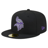 Minnesota Vikings New Era Color Pop 59FIFTY Fitted Hat - Black online