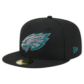 Philadelphia Eagles New Era Color Pop 59FIFTY Fitted Hat - Black on sale
