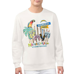 Los Angeles Chargers Margaritaville Gameday Party Fleece Sweatshirt - Cream cheap