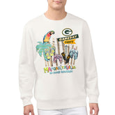 Green Bay Packers Margaritaville Gameday Party Fleece Sweatshirt - Cream online