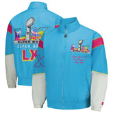 Super Bowl LX Starter The Gust Full-Zip Hooded Jacket - Light Blue outlet