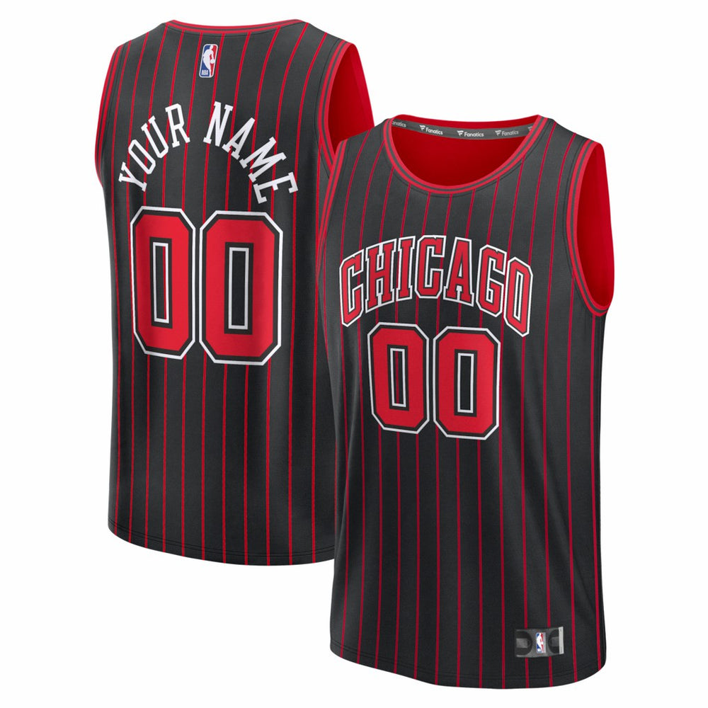 Chicago Bulls Fastbreak Custom Jersey sale - Statement Editi- Black | Fanatics for sale