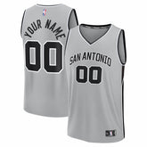 San Antonio Spurs Youth Fastbreak Custom Jersey - Statement Edition - Silver | Fanatics outlet