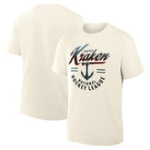 Seattle Kraken Fanatics Male Legacy T-Shirt Cream