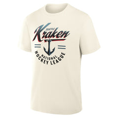 Seattle Kraken Fanatics Male Legacy T-Shirt Cream