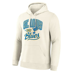 St. Louis Blues Fanatics Legacy Hoodie Cream