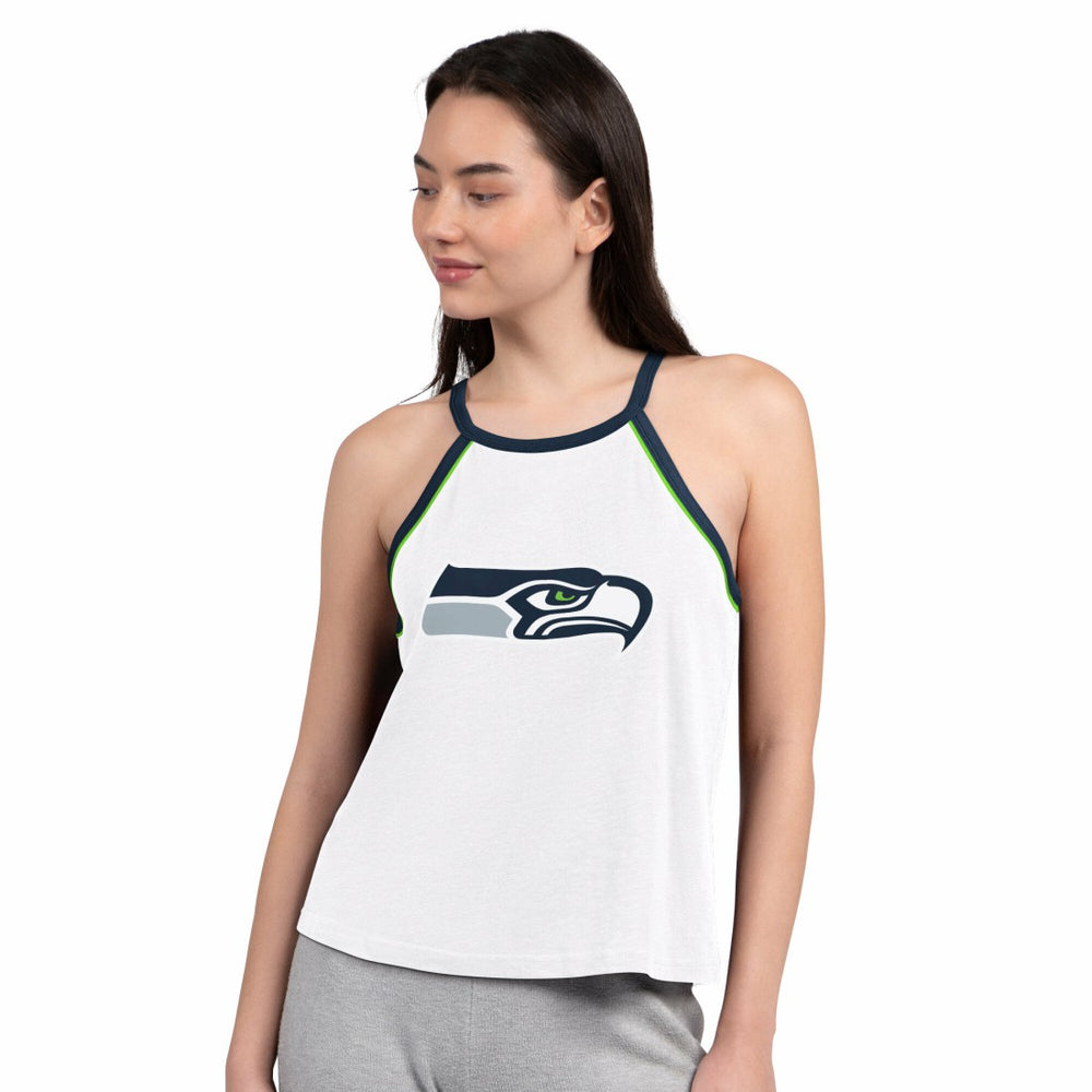 Seattle Seahawks G-III 4Her by Carl Banks Women's Redemption Win Slub Tank Top - White online