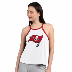 Tampa Bay Buccaneers G-III 4Her by Carl Banks Women's Redemption Win Slub Tank Top - White on sale