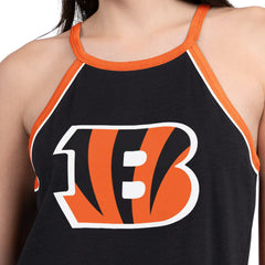 Cincinnati Bengals G-III 4Her by Carl Banks Women's Redemption Win Slub Tank Top - Black outlet