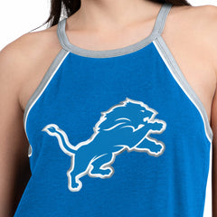Detroit Lions G-III 4Her by Carl Banks Women's Redemption Win Slub Tank Top - Royal outlet
