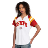 Kansas City Chiefs Starter Women's Game On Notch Neck T-Shirt - White outlet