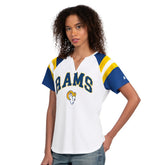 Los Angeles Rams Starter Women's Game On Notch Neck T-Shirt - White online