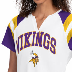 Minnesota Vikings Starter Women's Game On Notch Neck T-Shirt - White on sale