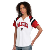 Atlanta Falcons Starter Women's Game On Notch Neck T-Shirt - White sale